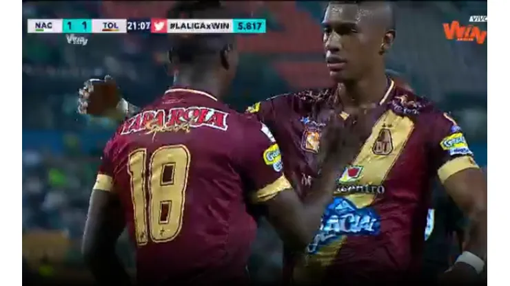 Atlético Nacional 1-1 Deportes Tolima.