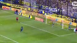 Un loco: en plena Bombonera, así pateó Fabra su penal para Boca