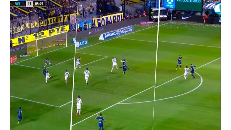 Sufrió Vélez: Villa no pudo en el mano a mano y una serie de rebotes casi terminan en el primero de Boca