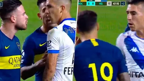 Zárate provocó, Fernández lo fue a buscar y mientras Nández defendía a Mauro, La Bombonera explotó