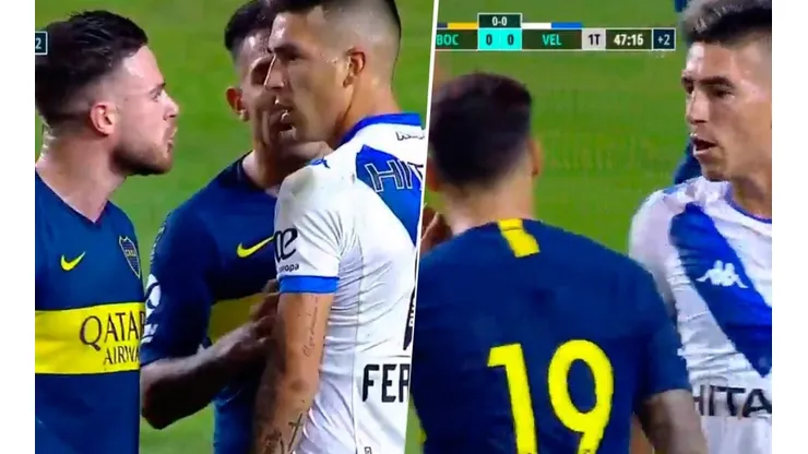 Zárate provocó, Fernández lo fue a buscar y mientras Nández defendía a Mauro, La Bombonera explotó