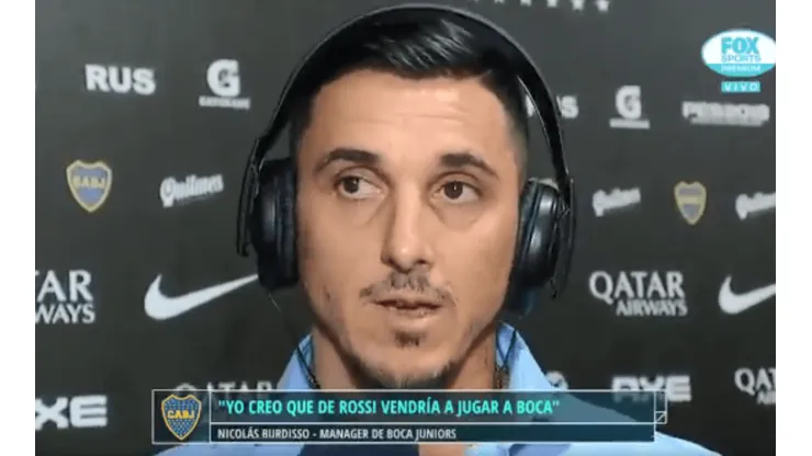A Burdisso le preguntaron si De Rossi iría a Boca y la respuesta ilusionó a los hinchas