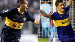 El Pichi y Román, dos excompañeros en Boca.