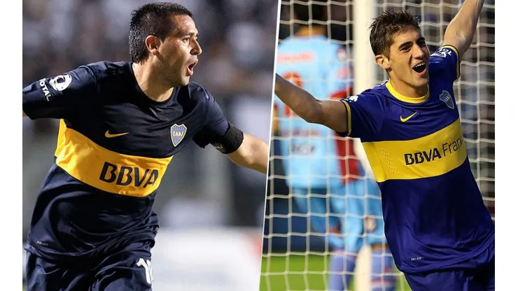 El Pichi y Román, dos excompañeros en Boca.