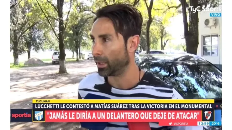 ¿Quién dice la verdad? Luchetti le respondió a Matías Suárez: "Se debe haber confundido de jugador"