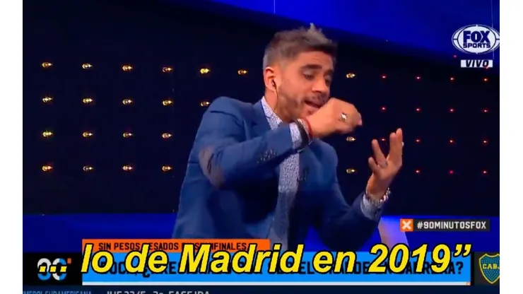 Bulos se levantó de su silla para enumerar los 'fracasos' de Boca...¡pero le erró a las fechas!