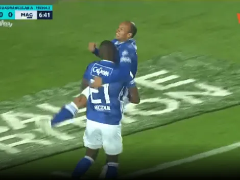 Ocho minutos le bastaron a Millos para cobrarle a Unión: ¡Lasso puso el 1-0!