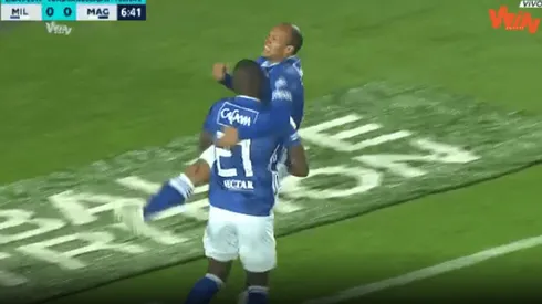 Ocho minutos le bastaron a Millos para cobrarle a Unión: ¡Lasso puso el 1-0!