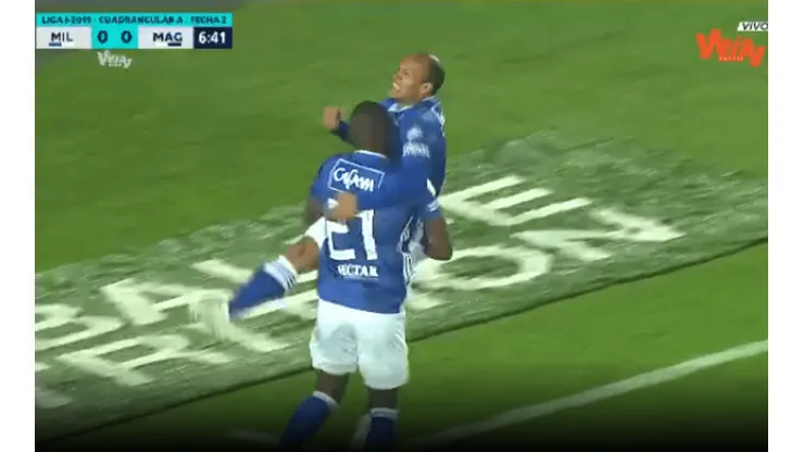 Ocho minutos le bastaron a Millos para cobrarle a Unión: ¡Lasso puso el 1-0!