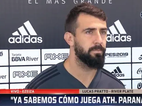 Le preguntaron por su ausencia en la Selección Argentina y sin decir nada, Pratto dijo todo