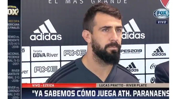 Le preguntaron por su ausencia en la Selección Argentina y sin decir nada, Pratto dijo todo