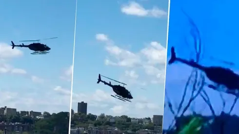 Video viral: un helicóptero se cayó en el Río Hudson y el piloto sobrevivió de milagro