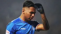 Alfredo Morelos, jugador del Rangers de Escocia.