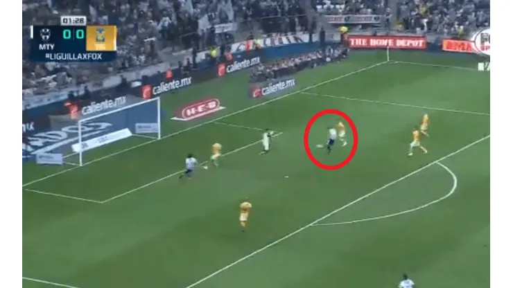 Funes Mori tuvo la primera ocasión.