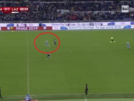 El golazo de Joaquín Correa que selló la Copa Italia: ganó en velocidad y dejó parado al arquero