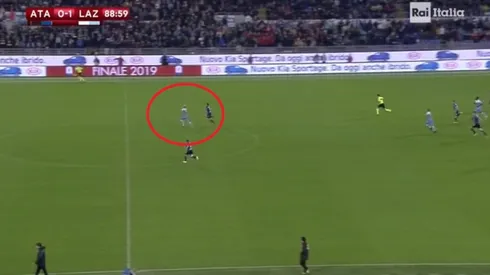 El golazo de Joaquín Correa que selló la Copa Italia: ganó en velocidad y dejó parado al arquero