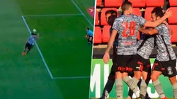 Mano de Chávez y victoria de Huracán.