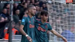 Tagliafico se olvidó que es defensor, se fue al área y la empujó para que Ajax sea casi campeón