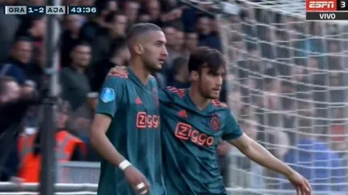 Tagliafico se olvidó que es defensor, se fue al área y la empujó para que Ajax sea casi campeón