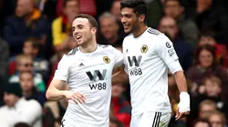 Sus compañeros en Wolves le dieron una gran alegría a Raúl Jiménez