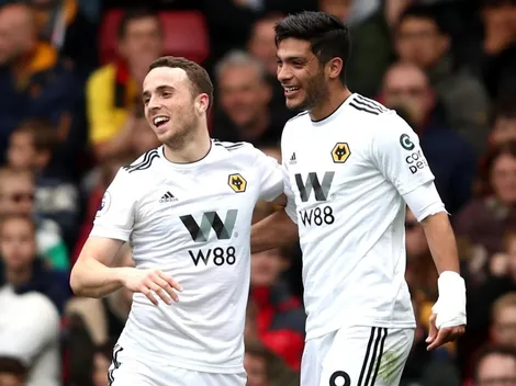 Sus compañeros en Wolves le dieron una gran alegría a Raúl Jiménez