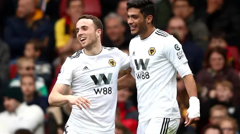 Sus compañeros en Wolves le dieron una gran alegría a Raúl Jiménez