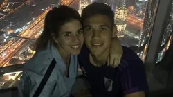 Emotivo posteo de la mujer de Martínez Quarta: "Sé cuánto amas el fútbol, pero más cuánto amas River"