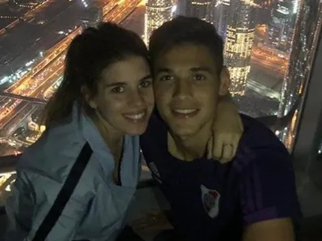 Emotivo posteo de la mujer de Martínez Quarta: "Sé cuánto amas el fútbol, pero más cuánto amas River"