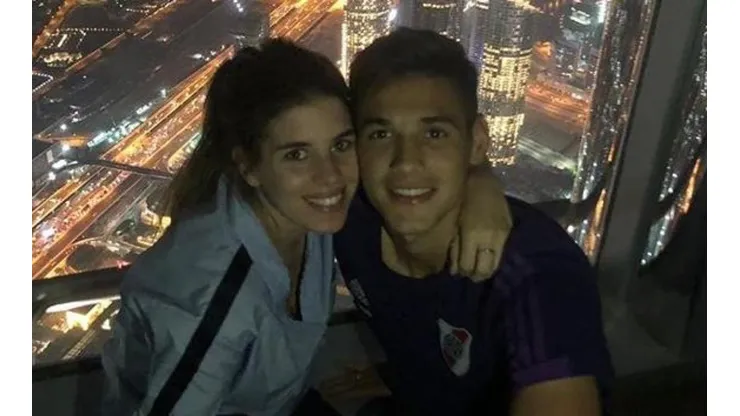 Emotivo posteo de la mujer de Martínez Quarta: "Sé cuánto amas el fútbol, pero más cuánto amas River"