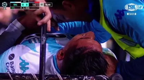A un mes de la Copa América, Zaracho se lesionó a los 15' en Racing-Tigre