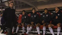 Gallardo entendió todo y mostró la chapa cuando le preguntaron por Cruzeiro