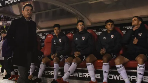 Gallardo entendió todo y mostró la chapa cuando le preguntaron por Cruzeiro