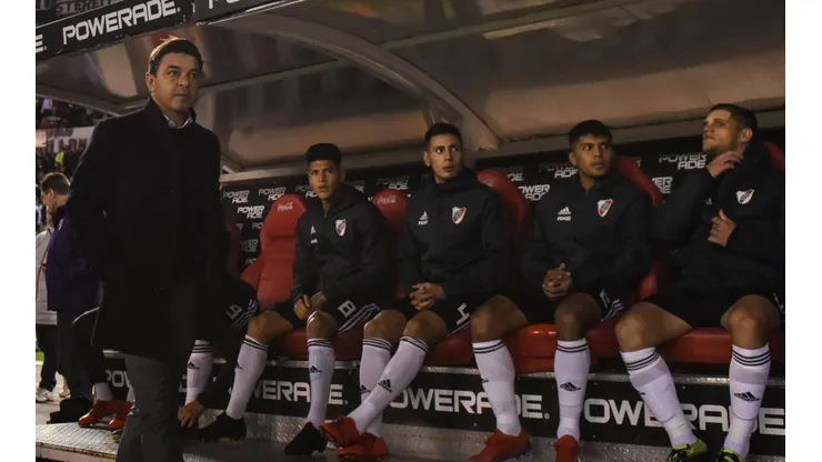 Gallardo entendió todo y mostró la chapa cuando le preguntaron por Cruzeiro