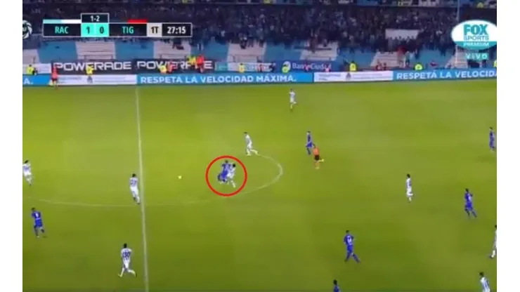 La acción mereció segunda amarilla.