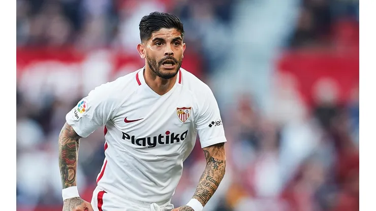 Ever Banega en el Sevilla de España.