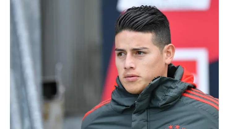 James Rodríguez, jugador del Bayern Múnich.