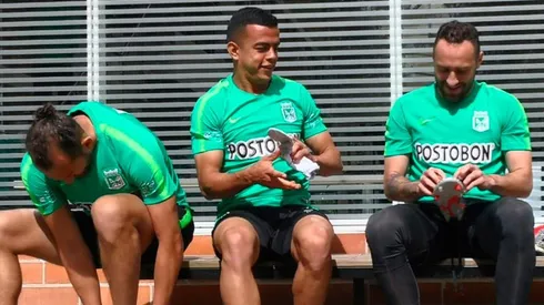 Sorpresa inesperada: David Opsina, presente en el entrenamiento de Atlético Nacional