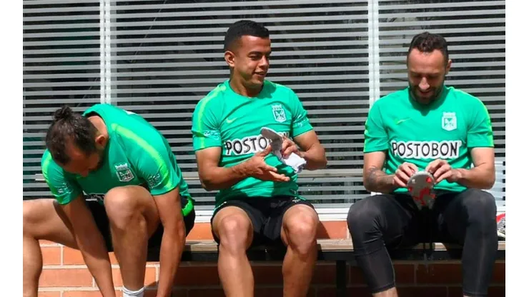 Sorpresa inesperada: David Opsina, presente en el entrenamiento de Atlético Nacional