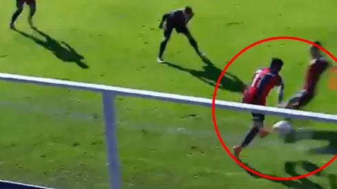 Se va a enojar Marcelo: Nahuel Gallardo pegó una patada violenta en Reserva y vio la roja