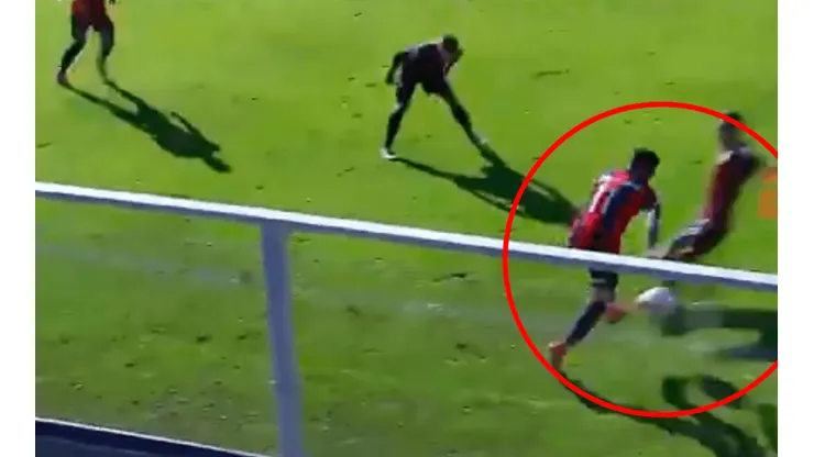Se va a enojar Marcelo: Nahuel Gallardo pegó una patada violenta en Reserva y vio la roja
