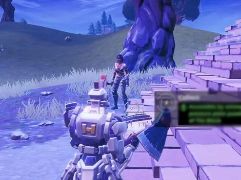 Como resolver el puzzle placa de presión al noroeste del Bloque y conseguir el Fortbyte #82