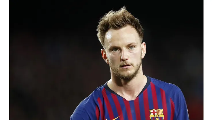 Ivan Rakitic con la camiseta de Barcelona.