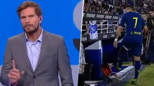 Vignolo vio el berrinche de Pavón cuando Alfaro lo sacó y tiró: "Yo soy Burdisso y lo sanciono"