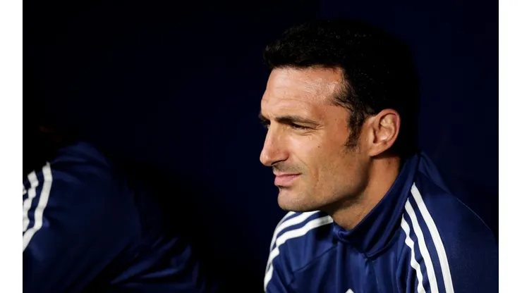 Lionel Scaloni al frente de la Selección Argentina.
