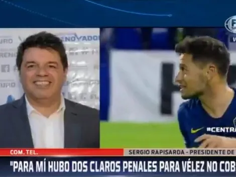 Presidente de Vélez: "Si a Zárate le cayó mal el recibimiento, corre por cuenta de él"