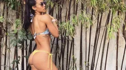 La mujer de Ocampos subió una foto al espejo en ropa interior y él le escribió: "Mi amor"