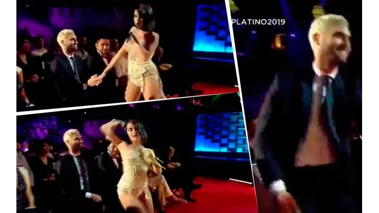 Lali Esposito le fue a bailar en medio de un show, él se paró emocionado y lo dejó pagando