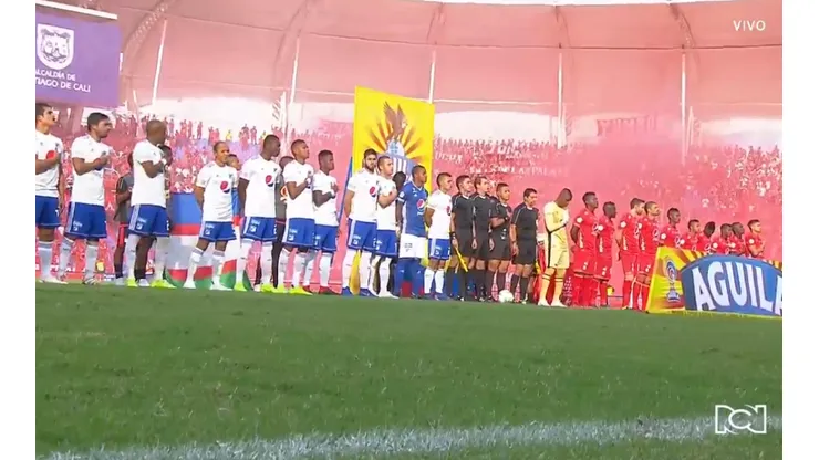América vs Millonarios, en el estadio Pascual Guerrero.