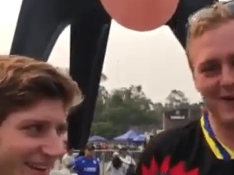 ¡Llegaron desde Inglaterra para alentar al América!