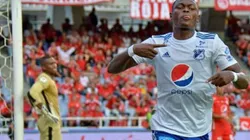 Con 9 jugadores y un lesionado, Millonarios derrotó en Cali a América